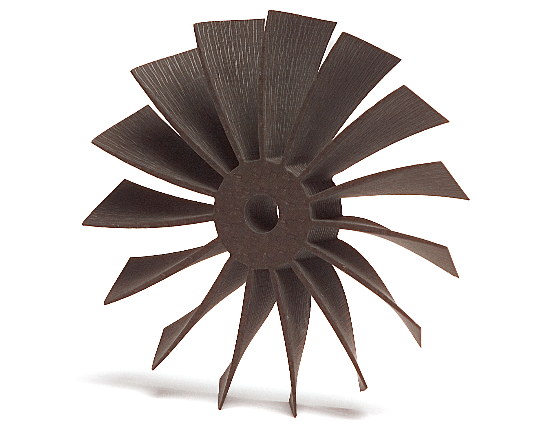 Waterjet cut composite blade